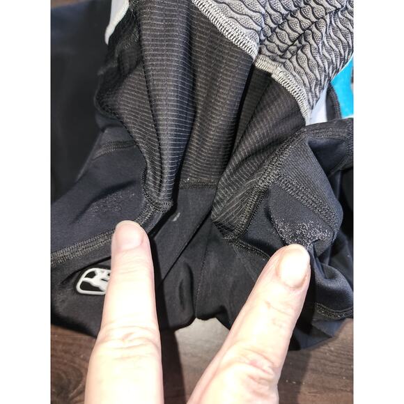 Giordana Men's Black EXO System Bib Bike Padded cycling Shorts Size Med - Picture 9 of 9